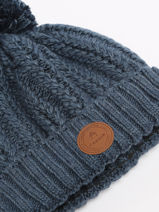 Muts Met Verwisselbare Pompon Cabaia Grijs hats MOSCOWMU-vue-porte