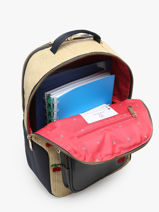 Rugzak Bobby 1 Compartiment Jeune premier Beige daydream girls G-vue-porte