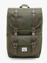 Rugzak 1 Compartiment Met 13" Laptopvak Herschel Groen classics 11391