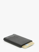 Portefeuille Th Premium Leder Tommy hilfiger Zwart th premium AM12760-vue-porte