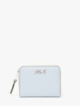 Portefeuille Leder Karl lagerfeld Blauw k signature A1W32105