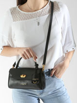 Handtassen Donna Grace Leder Lancaster Zwart donna grace 73-vue-porte