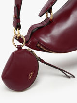 Portemonnee Origami Leder Lancel Violet origami A13859-vue-porte