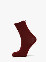 Sokken Pieces Rood socks women 17149458