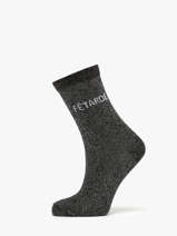 Damessokken Ttue Long Glitter Pieces Grijs girl 17162499