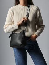 Cross Body Tas Grained Miniprix Groen grained F8575-vue-porte