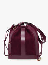 Bucket Bag M Elles Leder Lancel Violet elles A13360
