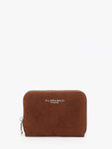 Portemonnee Miniprix Bruin velvet F8809