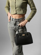 Handtas Grained Miniprix Zwart grained DG5804-vue-porte