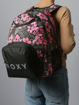 Rugzak 2 Compartimenten Roxy Veelkleurig back to school RJBP4883-vue-porte