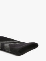 Handschoenen Isotoner Zwart women gloves 85229-vue-porte