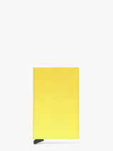 Kaarthouder Leder Secrid Geel magsafe CFM