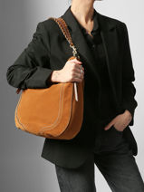 Schoudertas Ella Leder Le tanneur Bruin ella TNGI1410-vue-porte