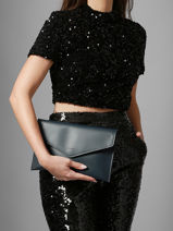 Clutch Paddock L Leder Etrier Blauw paddock EPAD075L-vue-porte