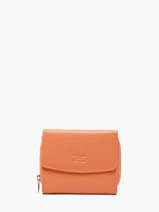 Portefeuille Caviar Leder Crinkles Oranje caviar 14201