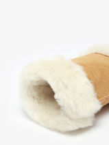 Handschoenen Isotoner Bruin women gloves 68663-vue-porte