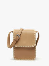 Cross Body Tas Brodery Miniprix Bruin brodery 19675