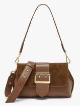 Handtas Velvet Caviar Leder Milano Bruin velvet caviar VC25114