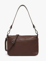 Cross Body Tas Caviar Leder Milano Bruin caviar CA25066