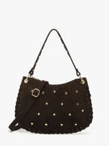 Schoudertas Velvet Leder Milano Bruin velvet VE25116