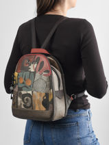 Rugzak Anekke Veelkleurig amphora 42715044-vue-porte