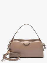 Cross Body Tas Emblem Trio Polyurethaan Calvin klein jeans Beige emblem trio 4F3370G