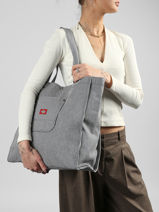 Handtas Cleveland Katoen Dickies Blauw cleveland KD0A8835-vue-porte