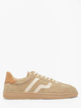Sneakers Uit Leder Gant Beige men CUZIG126
