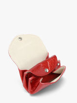 Portemonnee Leder Paul marius Rood star GUSTASTA-vue-porte