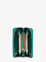 Portefeuille Leder Paul marius Blauw star ALICESTA-vue-porte