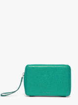 Portefeuille Leder Paul marius Blauw star ALICESTA