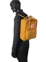 Rugzak Knken 1 Compartiment Fjallraven Geel kanken 23510-vue-porte