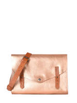 Cross Body Tas L'indispensable Leder Paul marius Roze vintage INDISPEN