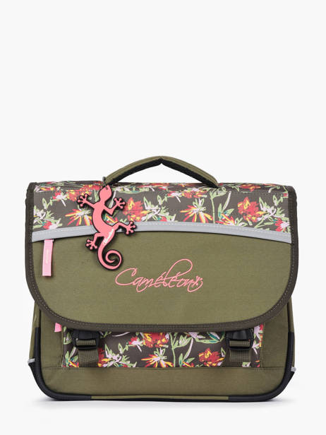 Boekentas 2 Compartimenten Cameleon Groen actual PBBACA35