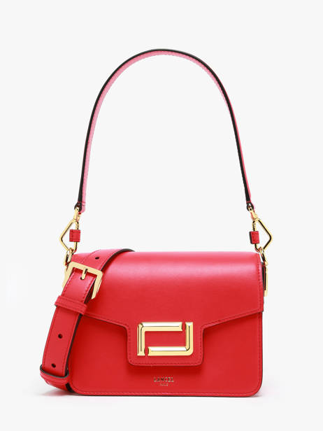 Cross Body Tas Angele Leder Lancel Rood angele A13147