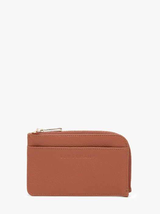 Longchamp Le foulonn Kredietkaarthouder Bruin