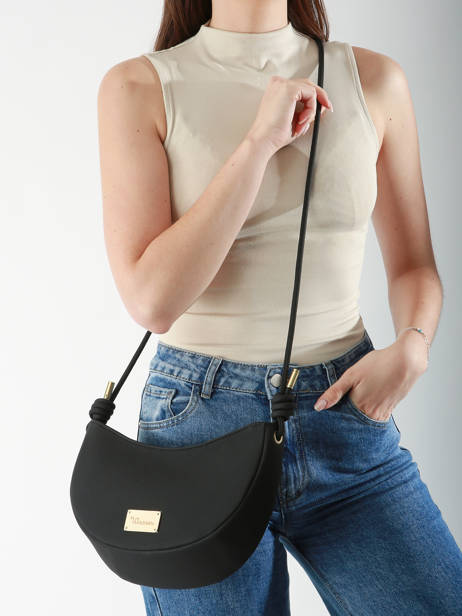 Cross Body Tas Muscari Woomen Zwart muscari WMUS27 ander zicht 1