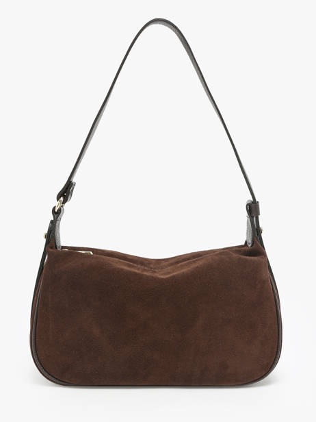 Schoudertas /cross Body Velvet Caviar Leder Milano Bruin velvet caviar VC24113