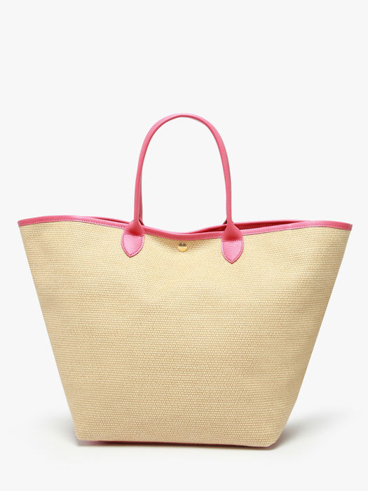 Longchamp New le panier pliage Schoudertas Roze