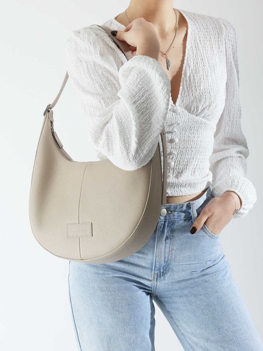 Longchamp Essential cuir Beige