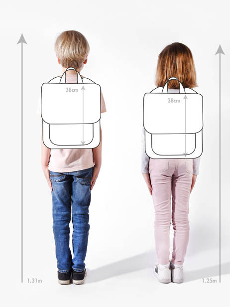 Rugzak Hello hossy Wit cool kids O6 ander zicht 1
