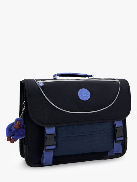 Boekentas 2 Compartimenten Kipling Blauw back to school K12074 ander zicht 2