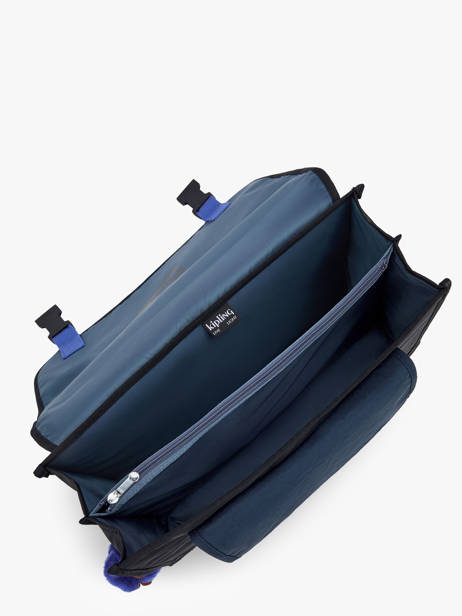 Boekentas 2 Compartimenten Kipling Blauw back to school K12074 ander zicht 3