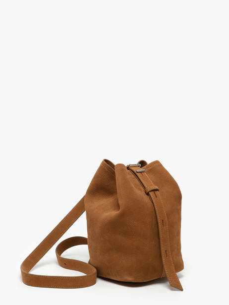 Cross Body Tas Cavalier Nubuck Leder Etrier Bruin cavalier nubuck ECAN126S ander zicht 5