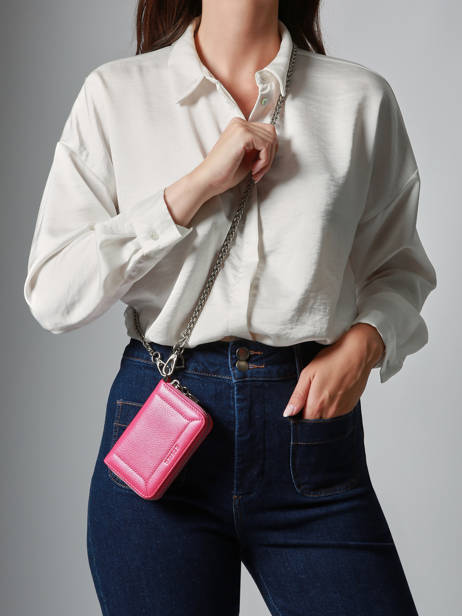 Portemonnee Altesse Leder Etrier Roze altesse EALT096M ander zicht 1