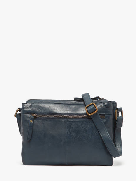 Cross Body Tas Cow Leder Basilic pepper Blauw cow BCOW83 ander zicht 4