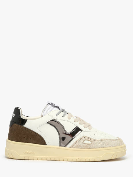Sneakers Uit Leder Victoria Groen women 1257135