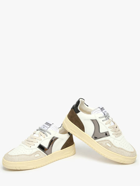 Sneakers Uit Leder Victoria Groen women 1257135 ander zicht 2