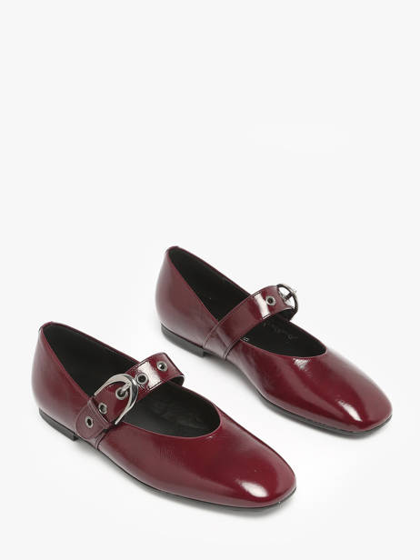 Ballerinas Uit Leder Gabor Rood accessoires 25 ander zicht 1