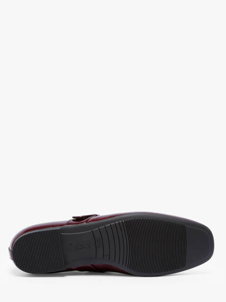Ballerinas Uit Leder Gabor Rood accessoires 25 ander zicht 4